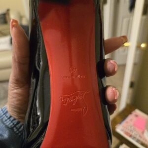 Christian Louboutin Black Patent Leather Pumps